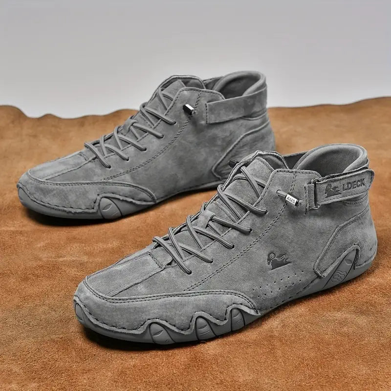 Męskie wodoodporne buty z elastyczną wstawką