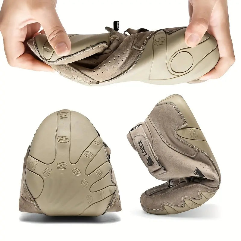 Męskie wodoodporne buty z elastyczną wstawką