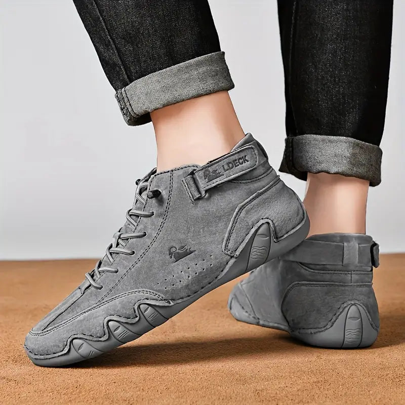 Męskie wodoodporne buty z elastyczną wstawką