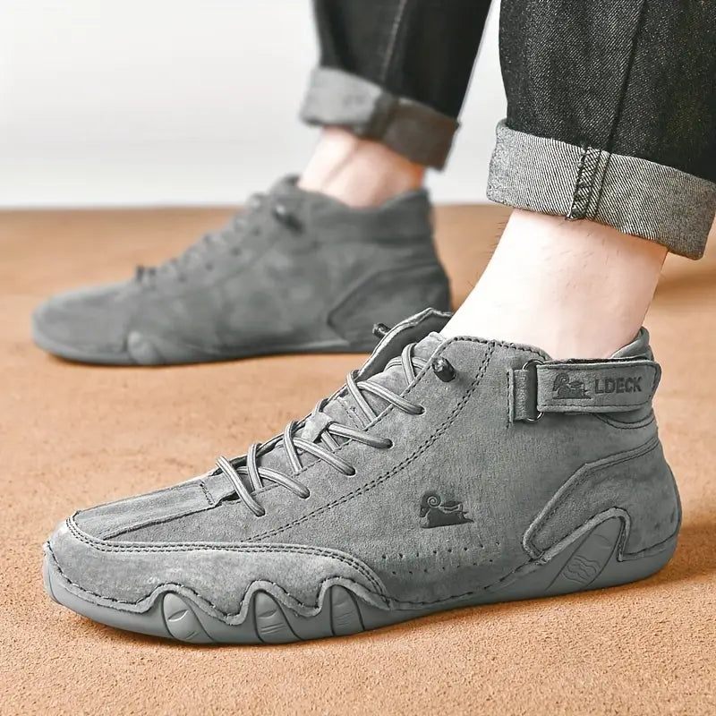 Męskie wodoodporne buty z elastyczną wstawką