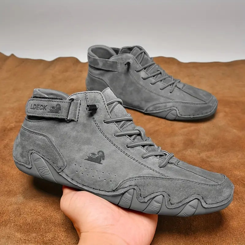 Męskie wodoodporne buty z elastyczną wstawką