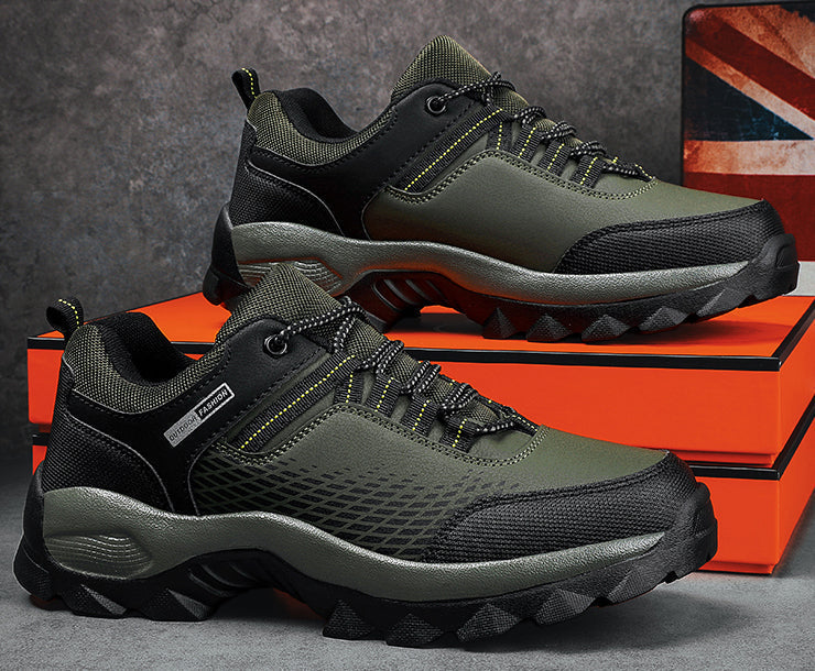 Męskie buty trekkingowe, oddychające i antypoślizgowe
