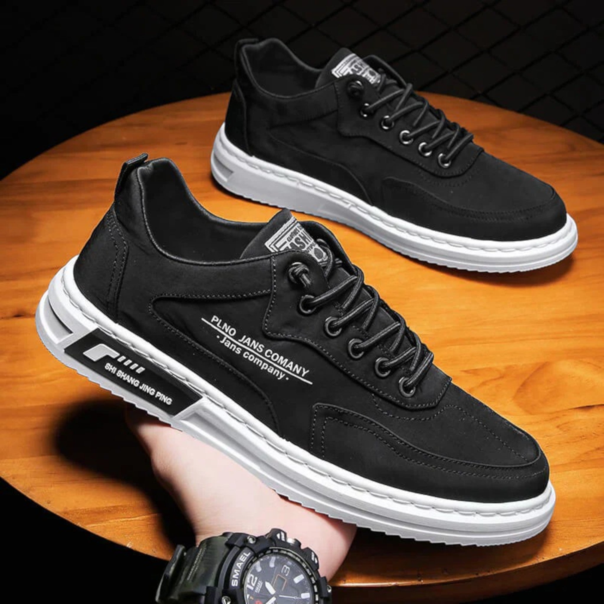Męskie wsuwane sneakersy, oddychające i wygodne