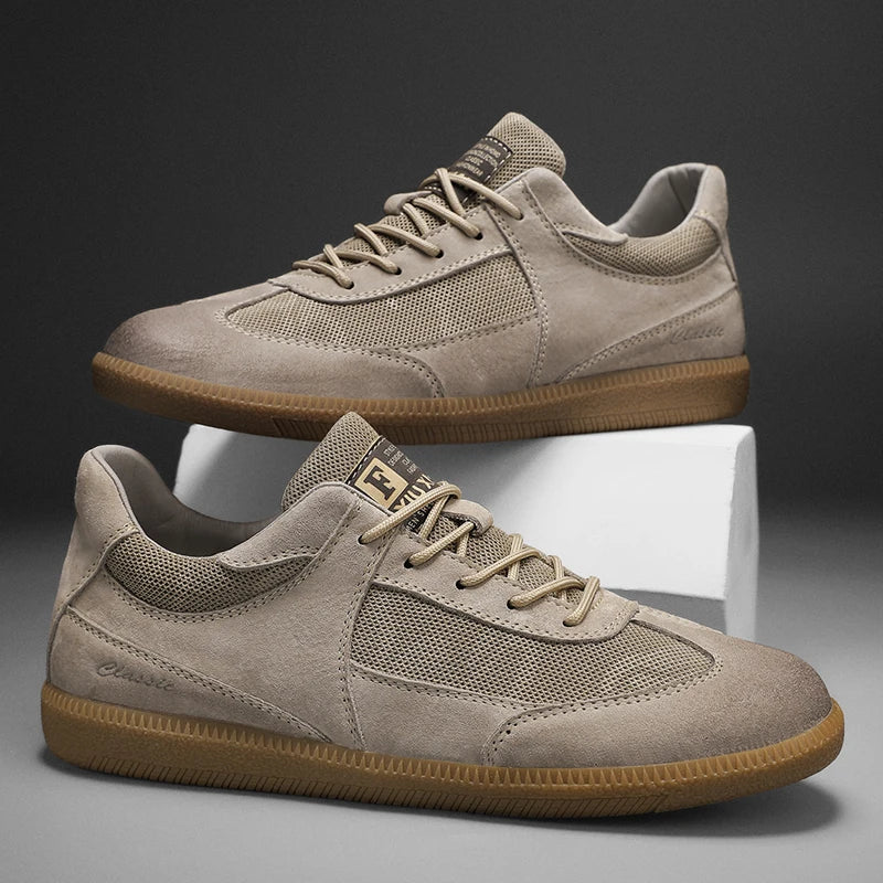 Damskie skórzane sneakersy w stylu włoskim