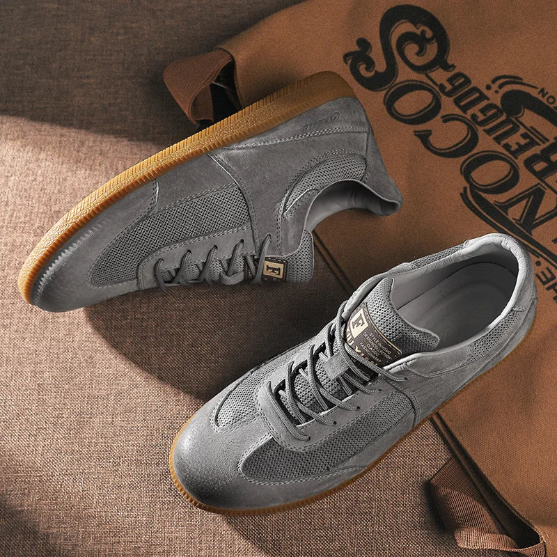 Damskie skórzane sneakersy w stylu włoskim