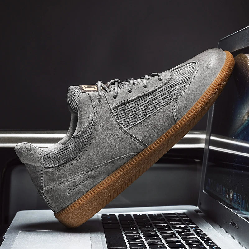 Damskie skórzane sneakersy w stylu włoskim