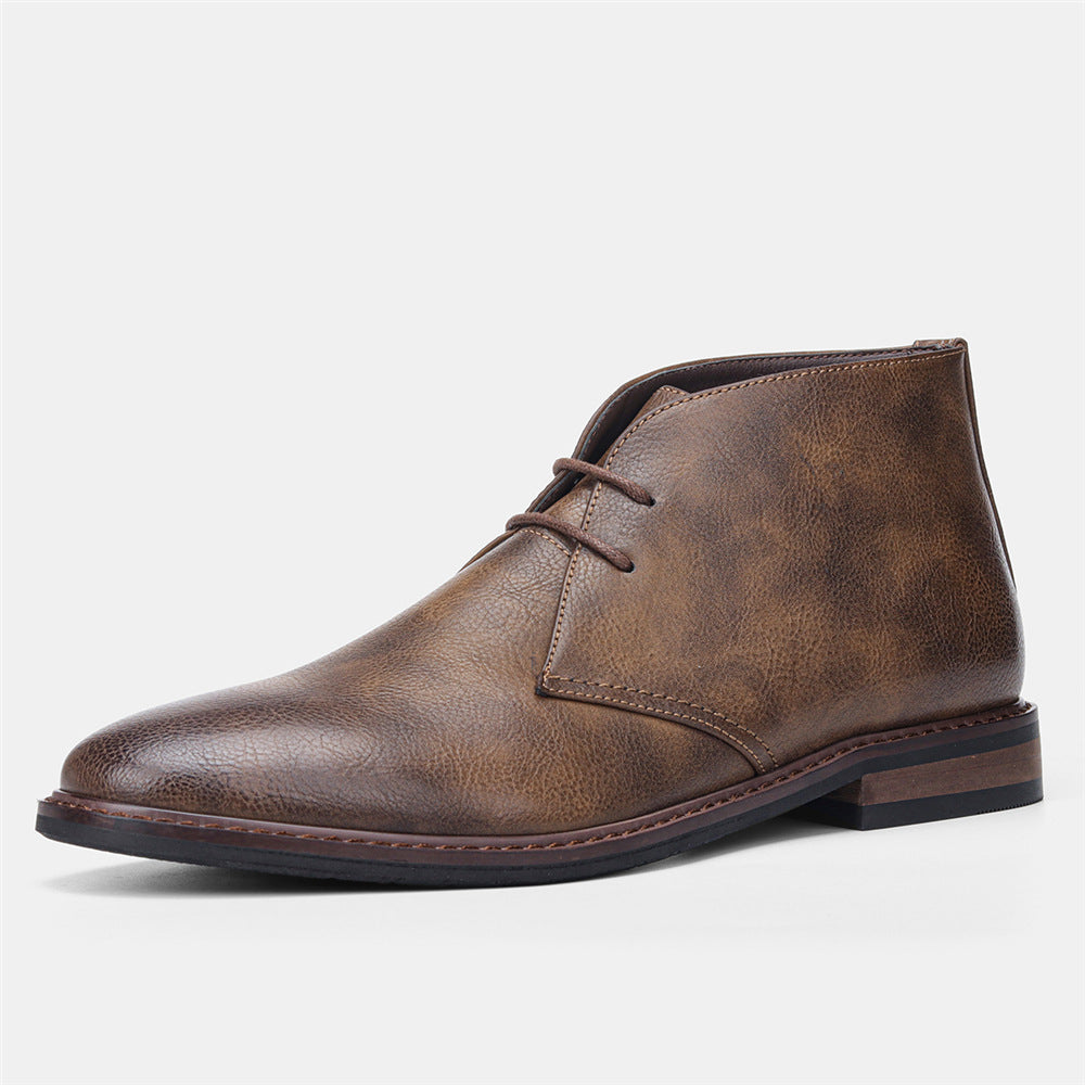 Męskie klasyczne zamszowe buty desert