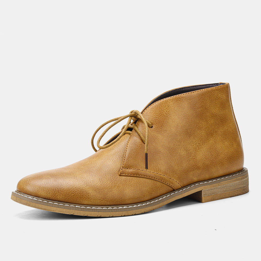 Męskie klasyczne zamszowe buty desert