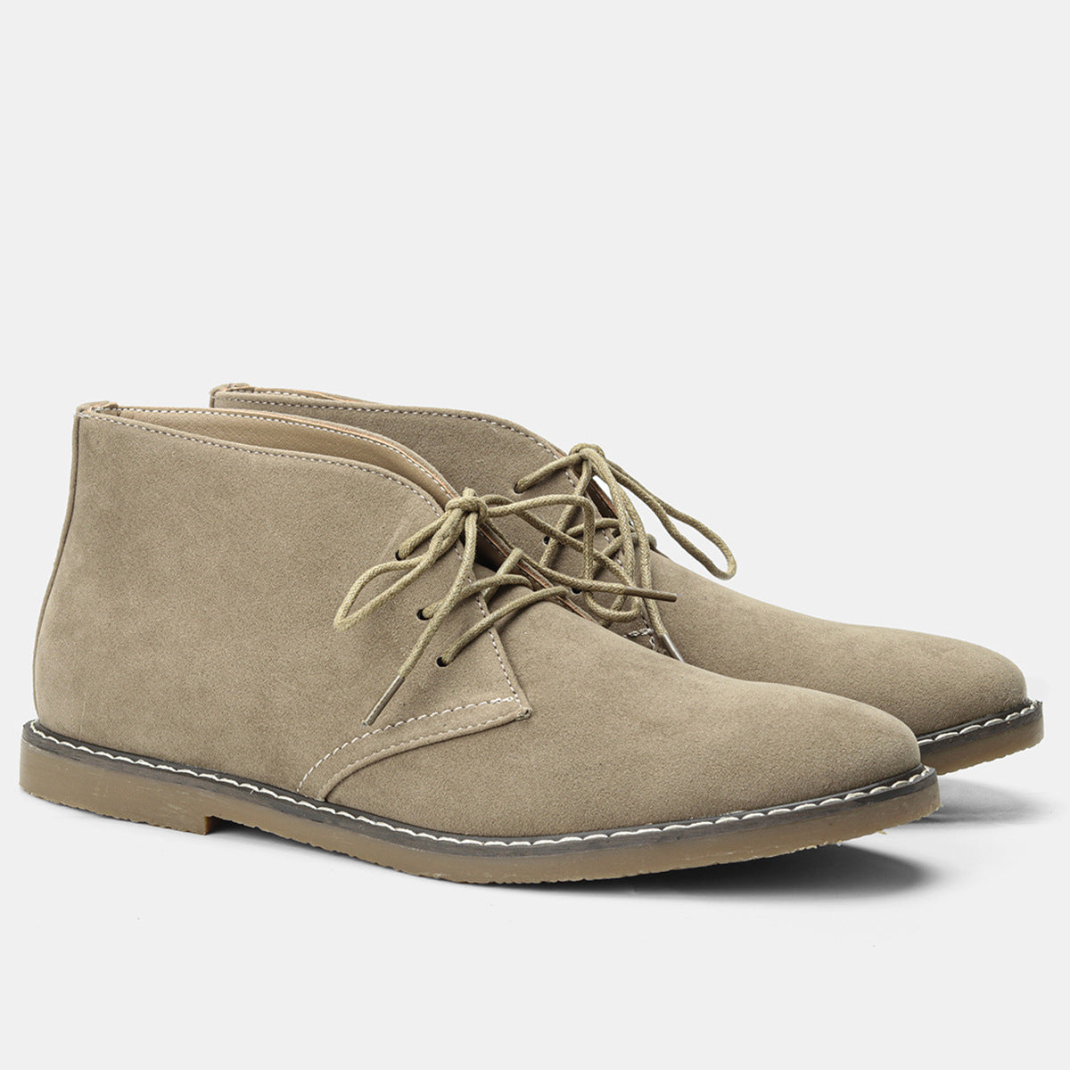 Męskie klasyczne zamszowe buty desert