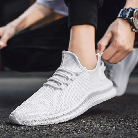 Męskie lekkie ortopedyczne buty z siateczki