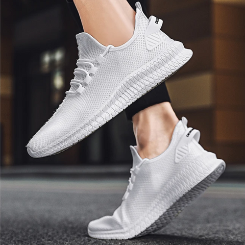 Męskie lekkie ortopedyczne buty z siateczki