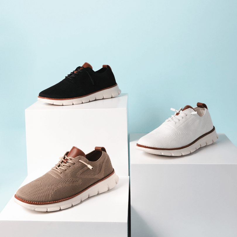 Męskie sneakersy z siateczki, oddychające i elastyczne