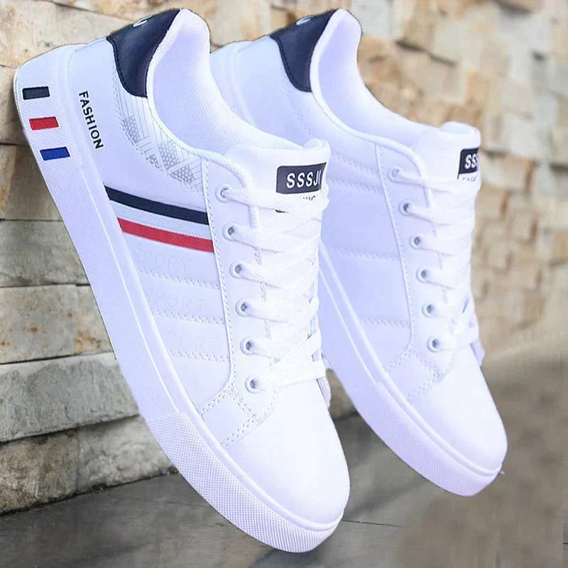 Męskie sneakersy z siateczki i sprężystą podeszwą