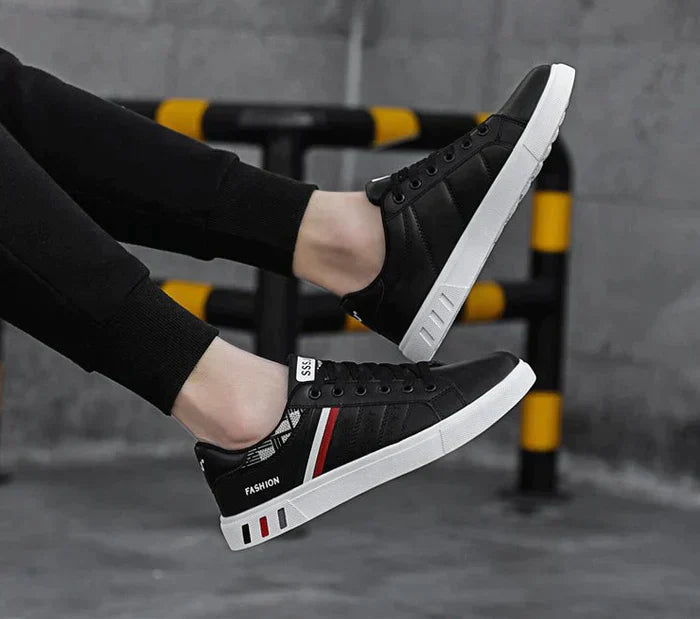 Męskie sneakersy z siateczki i sprężystą podeszwą