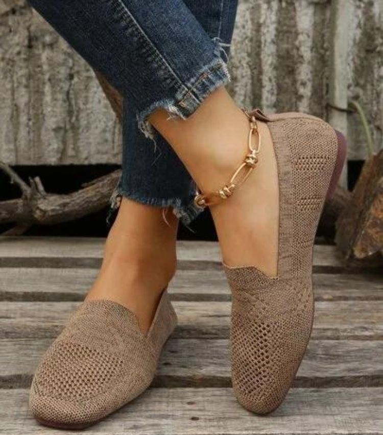 Damskie ortopedyczne buty płaskie, antypoślizgowe