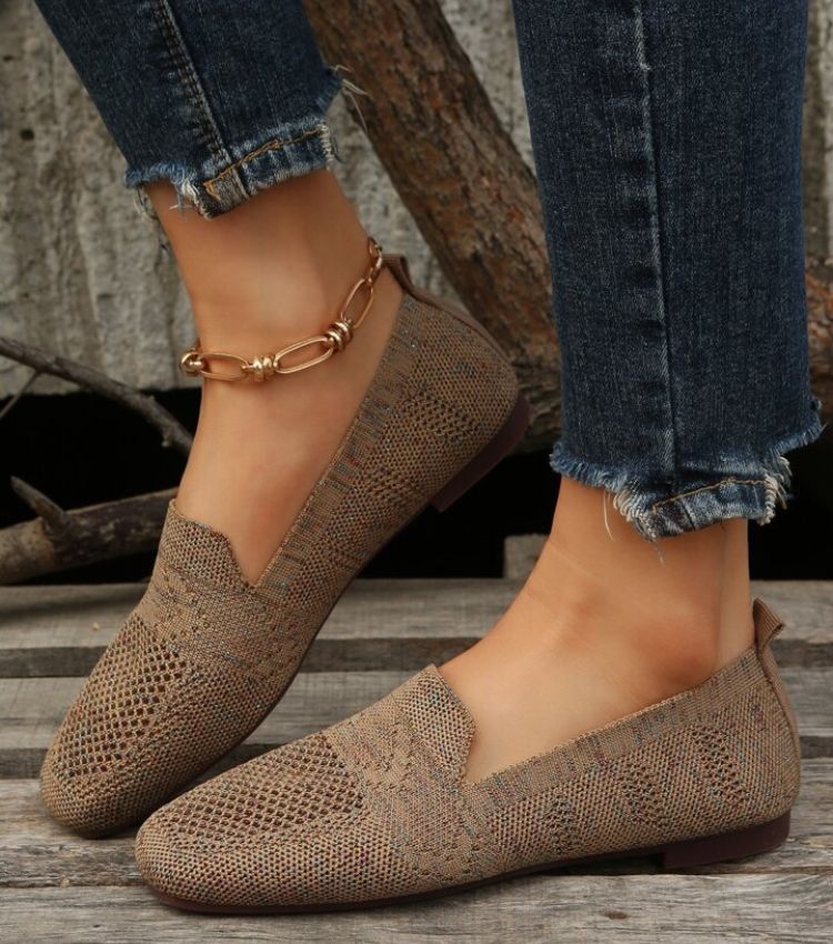 Damskie ortopedyczne buty płaskie, antypoślizgowe