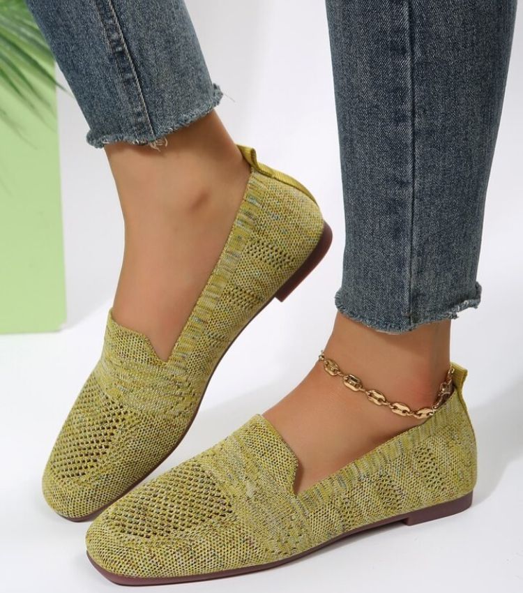 Damskie ortopedyczne buty płaskie, antypoślizgowe