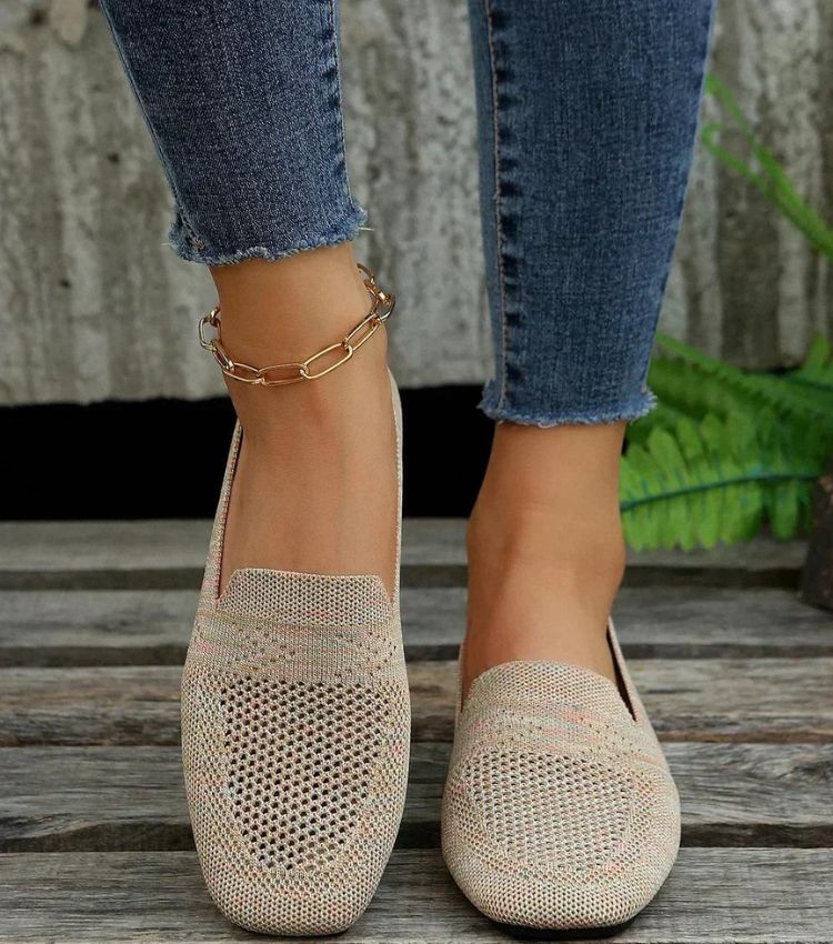 Damskie ortopedyczne buty płaskie, antypoślizgowe