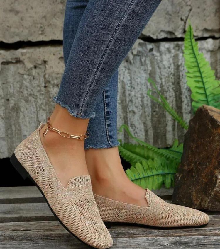 Damskie ortopedyczne buty płaskie, antypoślizgowe