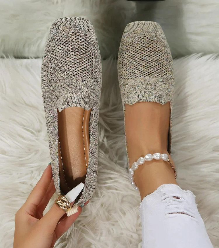 Damskie ortopedyczne buty płaskie, antypoślizgowe