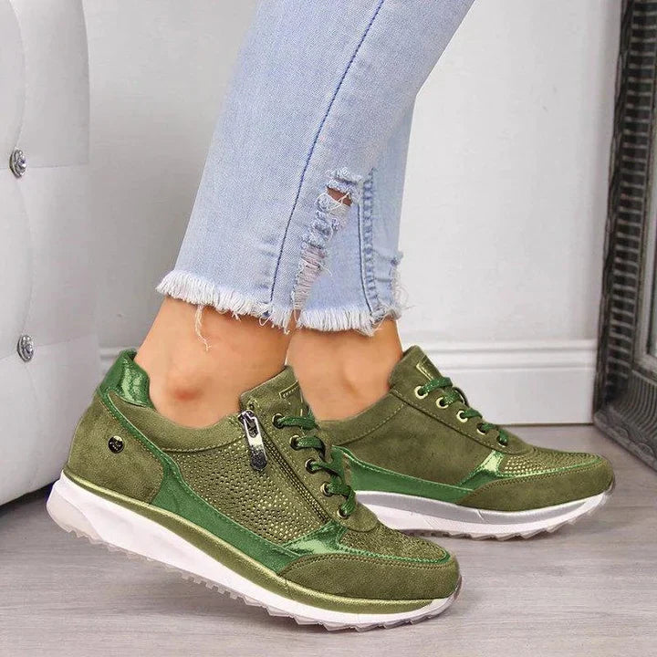 Damskie ortopedyczne sneakersy z amortyzacją