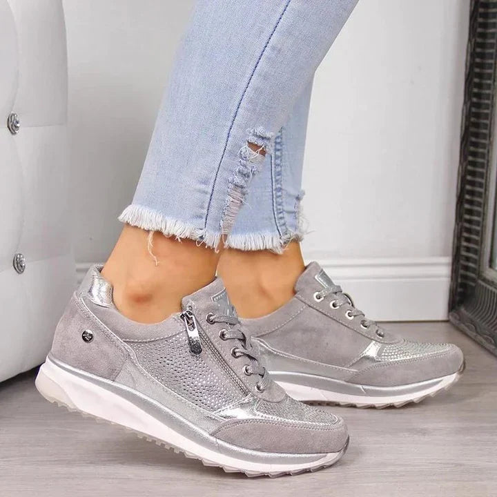 Damskie ortopedyczne sneakersy z amortyzacją