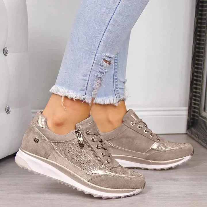 Damskie ortopedyczne sneakersy z amortyzacją