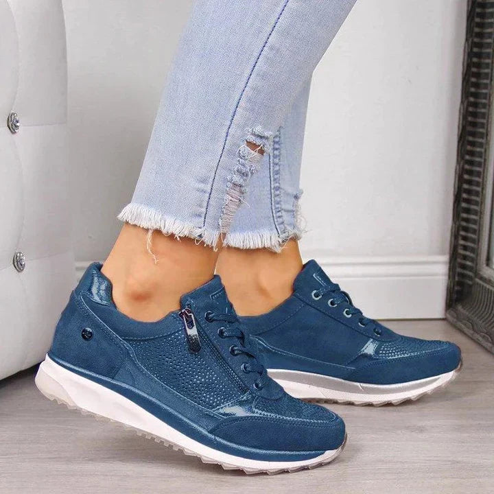 Damskie ortopedyczne sneakersy z amortyzacją