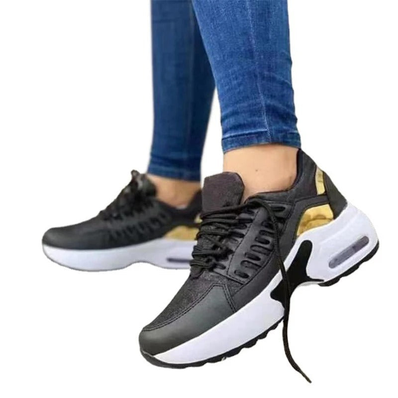 Damskie ortopedyczne sneakersy z podparciem łuku stopy