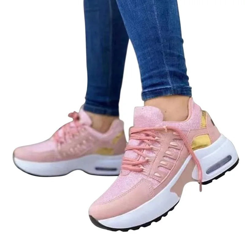 Damskie ortopedyczne sneakersy z podparciem łuku stopy