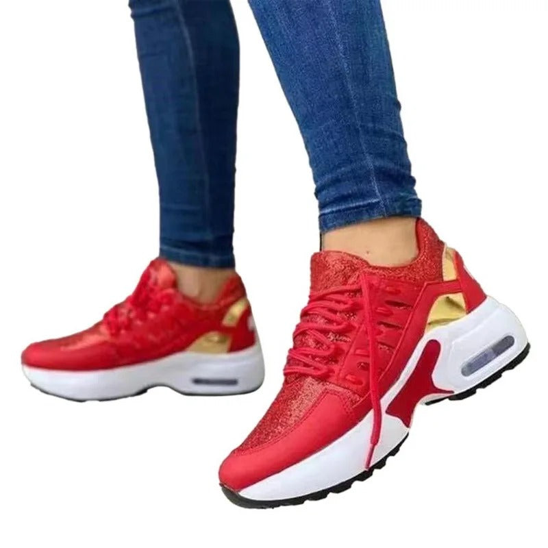 Damskie ortopedyczne sneakersy z podparciem łuku stopy