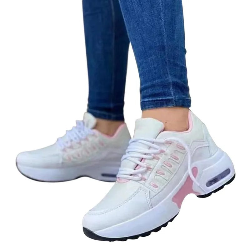 Damskie ortopedyczne sneakersy z podparciem łuku stopy