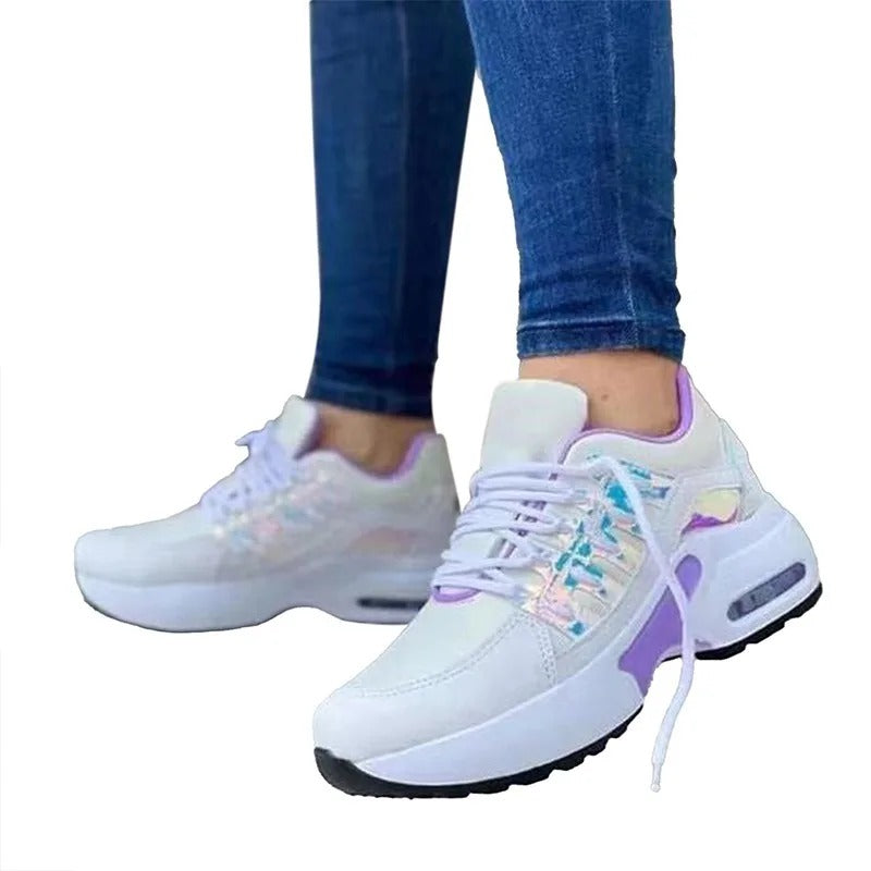 Damskie ortopedyczne sneakersy z podparciem łuku stopy