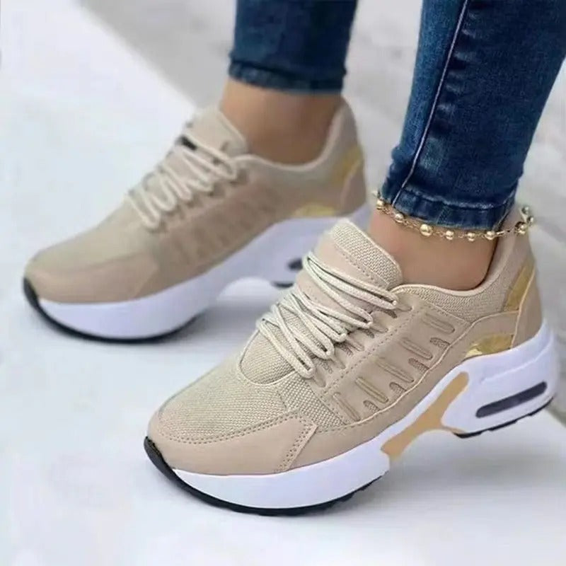 Damskie ortopedyczne sneakersy z podparciem łuku stopy