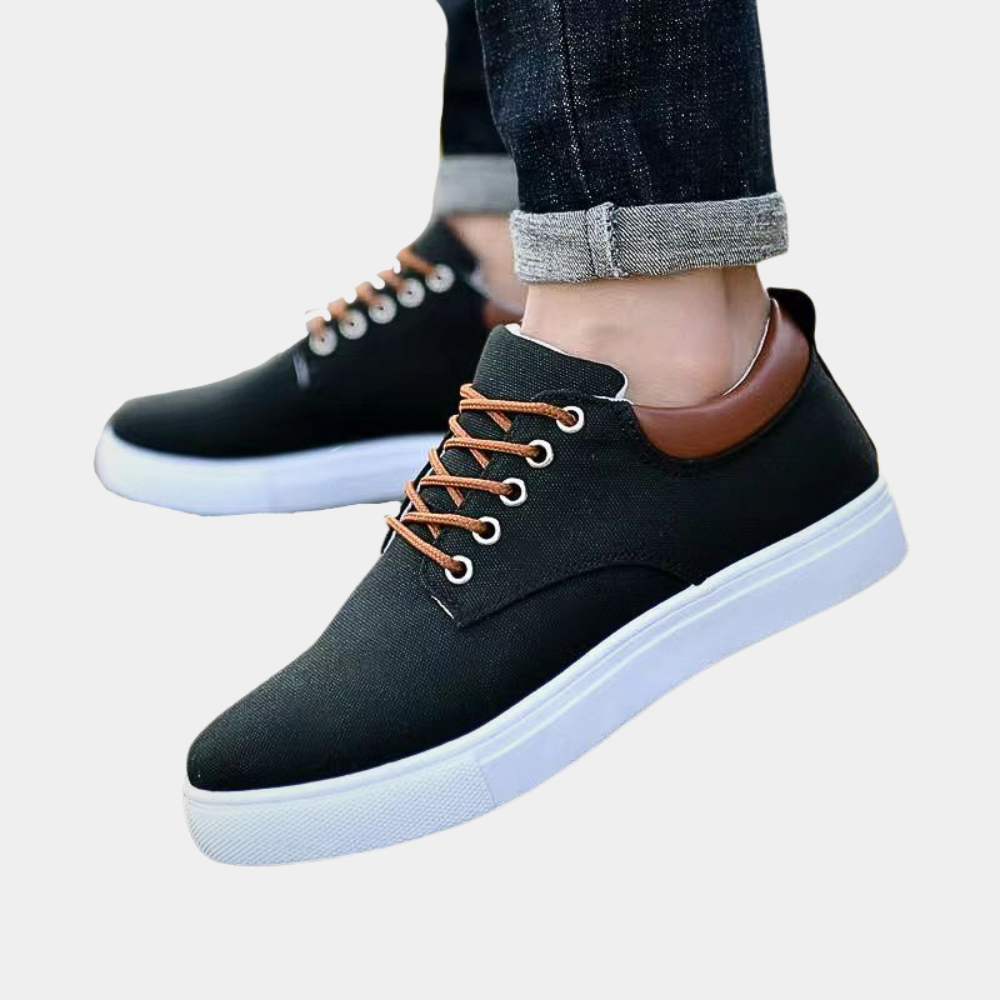 Męskie ortopedyczne sneakersy, wygodne i solidne