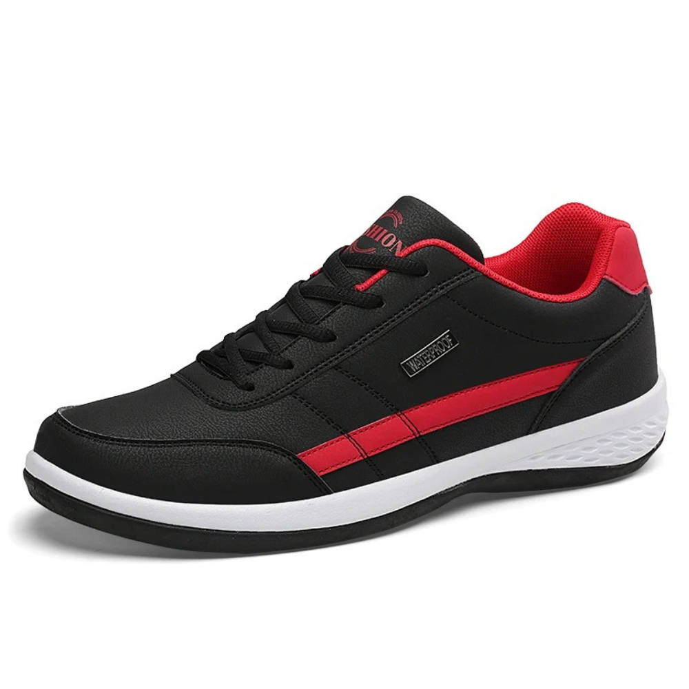 Męskie skórzane sneakersy z ortopedycznym wsparciem