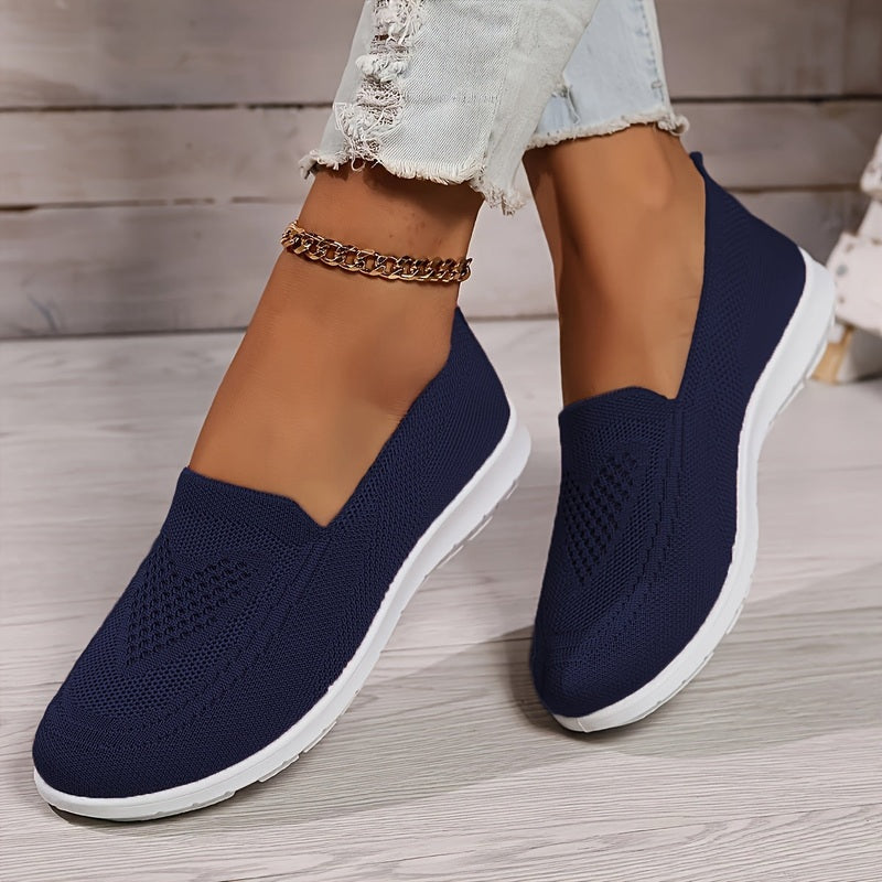 Damskie ortopedyczne buty wsuwane bez obcasa