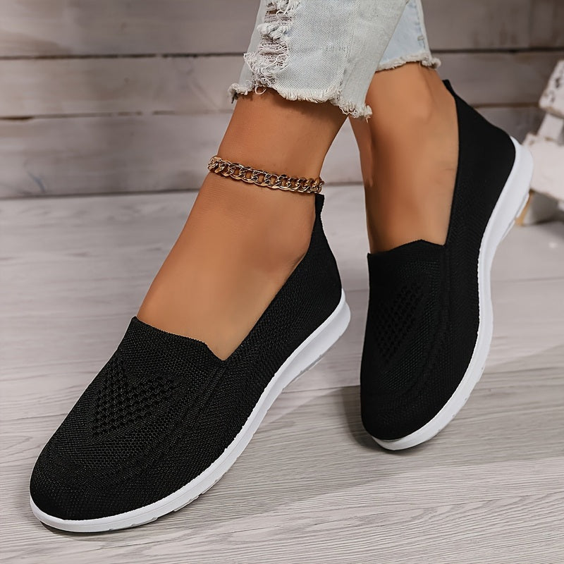 Damskie ortopedyczne buty wsuwane bez obcasa