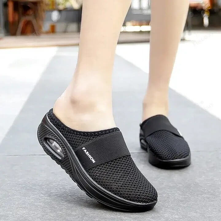 Damskie ortopedyczne sneakersy z poduszką powietrzną