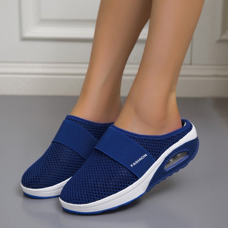 Damskie ortopedyczne sneakersy z poduszką powietrzną