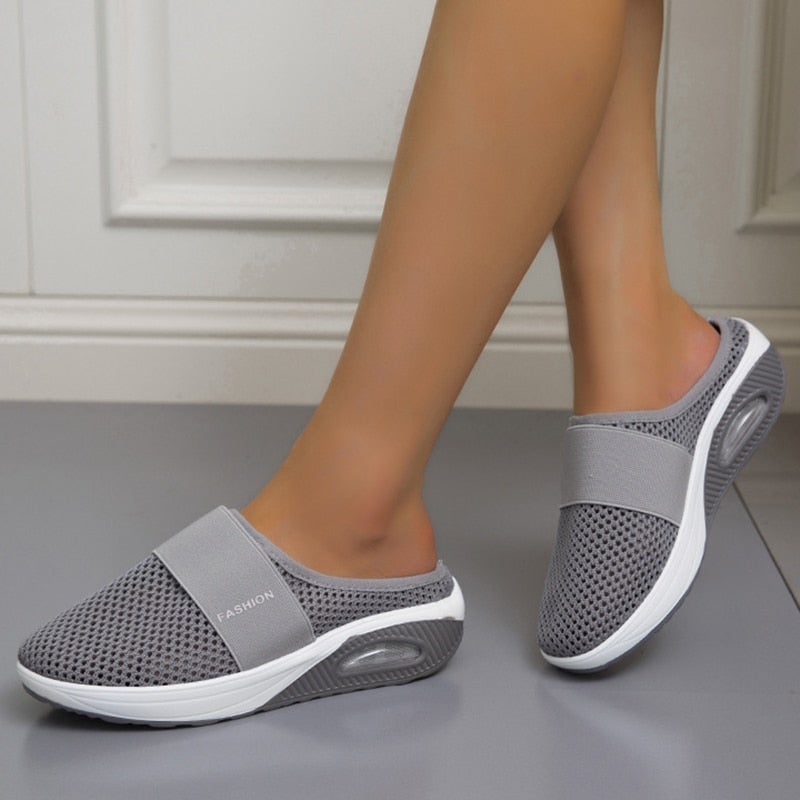 Damskie ortopedyczne sneakersy z poduszką powietrzną