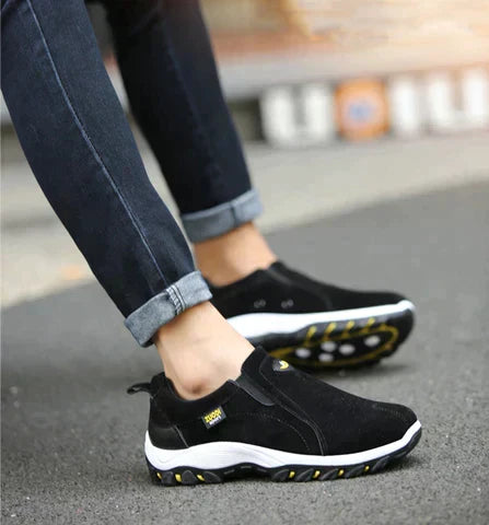 Męskie ergonomiczne buty z szerokim noskiem