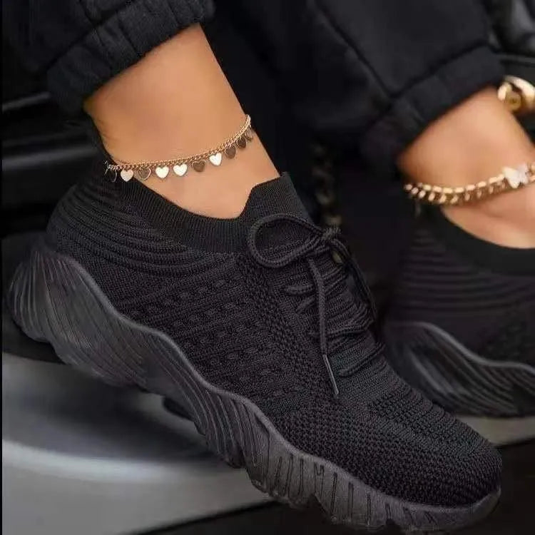 Damskie ortopedyczne sneakersy z siateczką