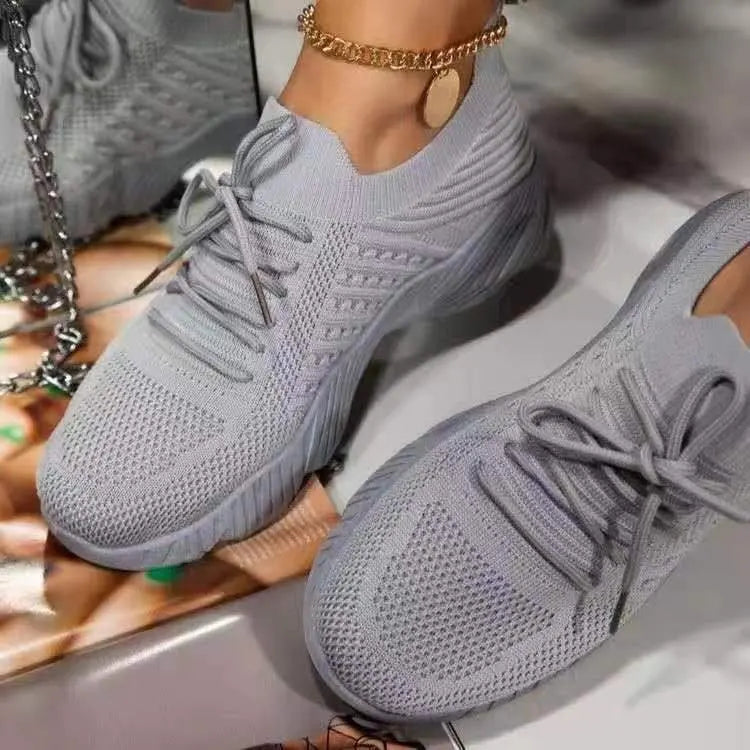 Damskie ortopedyczne sneakersy z siateczką