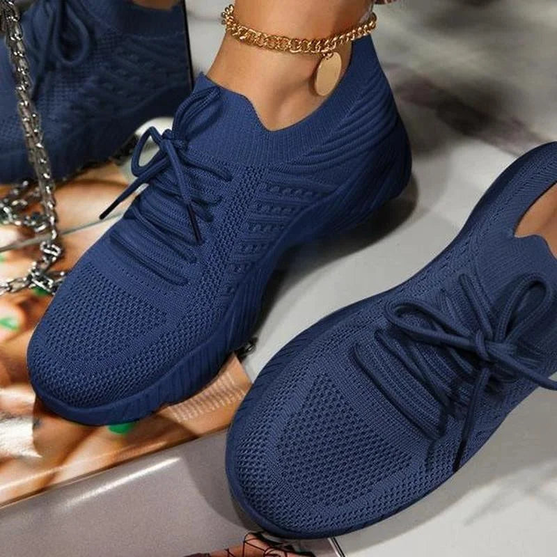 Damskie ortopedyczne sneakersy z siateczką
