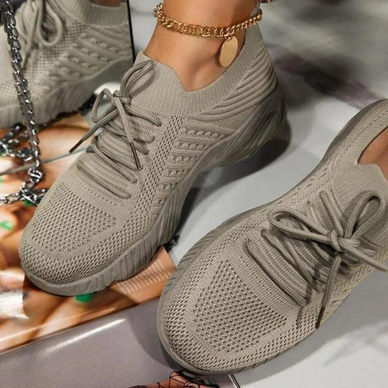 Damskie ortopedyczne sneakersy z siateczką