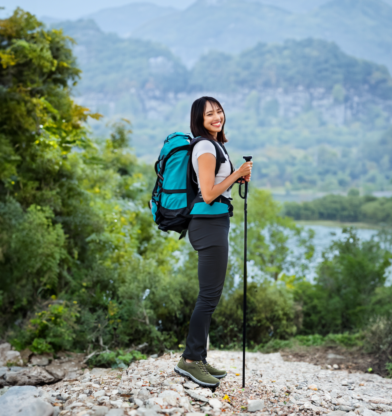 Męskie ortopedyczne buty trekkingowe z solidną podeszwą