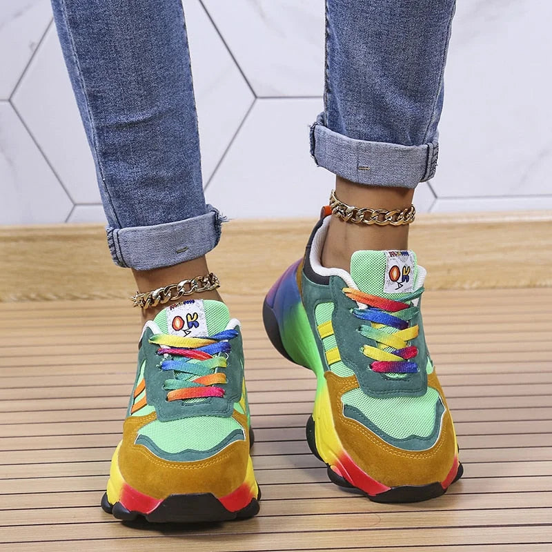 Damskie ortopedyczne sneakersy, lekkie i amortyzujące