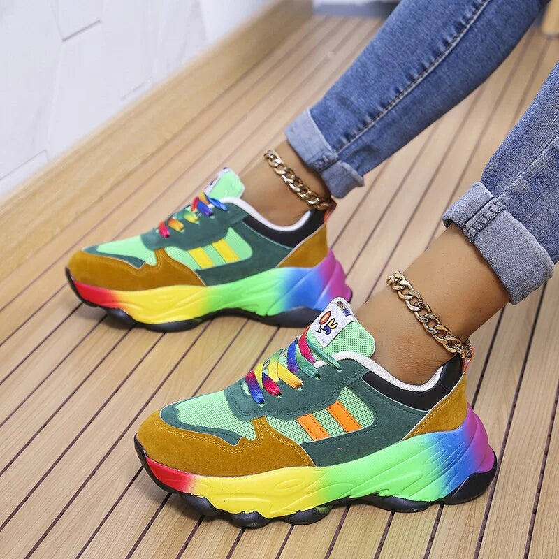 Damskie ortopedyczne sneakersy, lekkie i amortyzujące