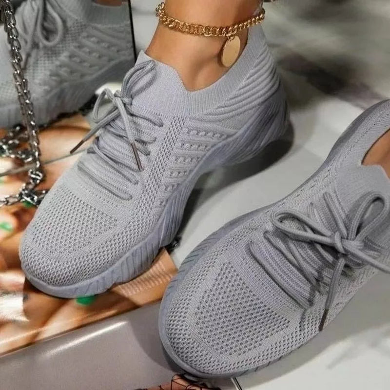 Damskie ortopedyczne sneakersy z ergonomicznym wzorem